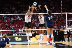 Huskers pay emotional tribute to ex-Nebraska Volleyball coach John Cook at the Bob Devaney Sports Center