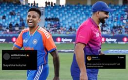 "Surya bhai lucky hai" - Fans react as India end 15-match toss losing streak in IND vs UAE 2025 Asia Cup clash