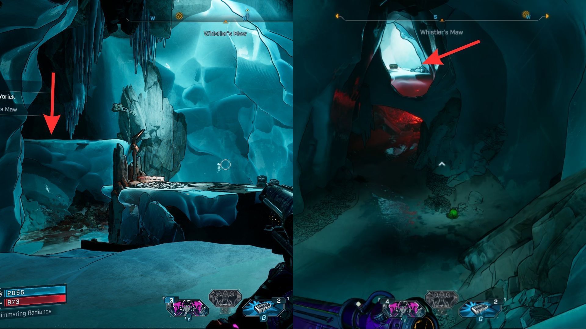 Get on the edge and glide over to the boss room entrance (Image via 2K)