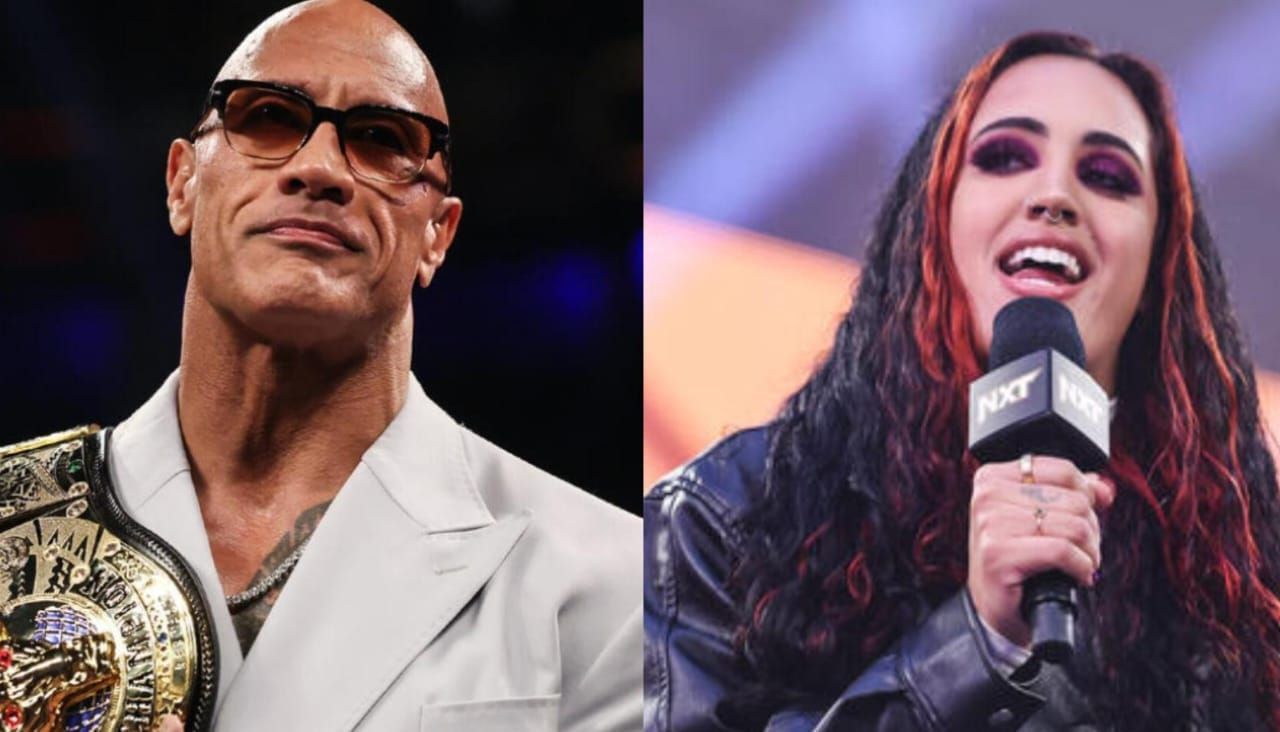 The Rock (left), Ava (right). [Image credits: wwe.com]