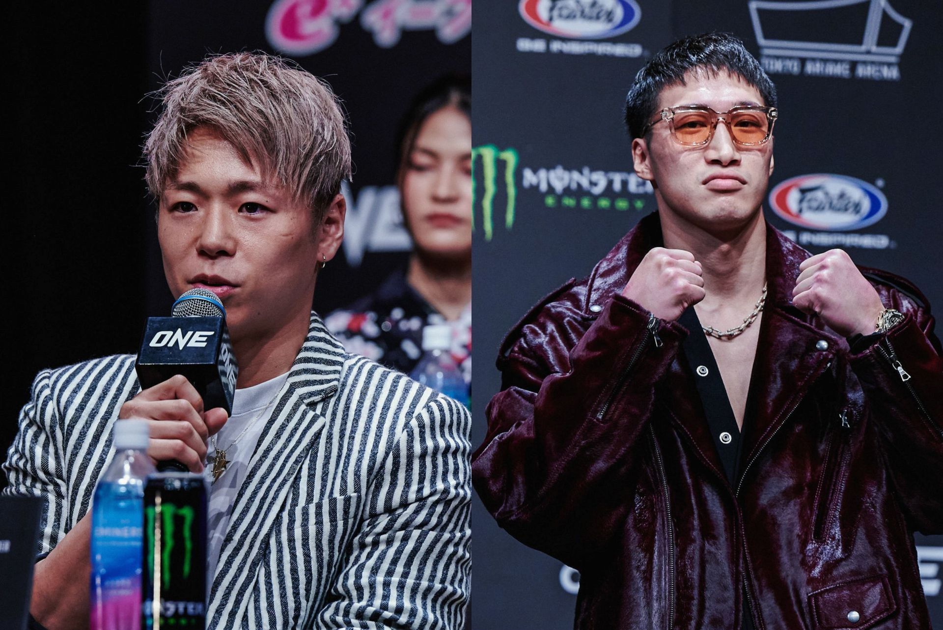 (From left) Takeru Segawa and Rukiya Anpo were in attendance at the official ONE 173 presser this past Thursday, September 11. [Images: ONE Championship]
