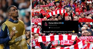 "Still on strike?", "£150m on a ghost" - Liverpool fans in disbelief as Alexander Isak absent from squad to face Burnley