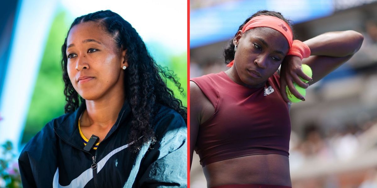 Naomi Osaka (left), Coco Gauff (right), Sources: Getty