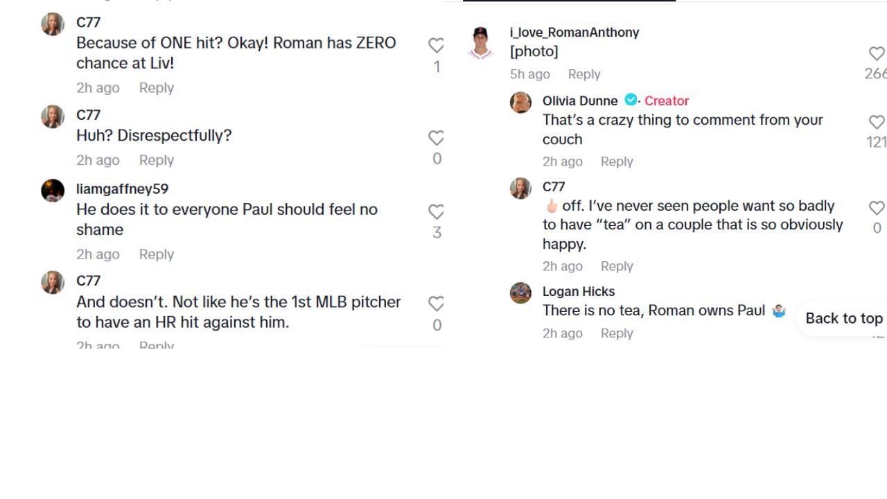 Comments section