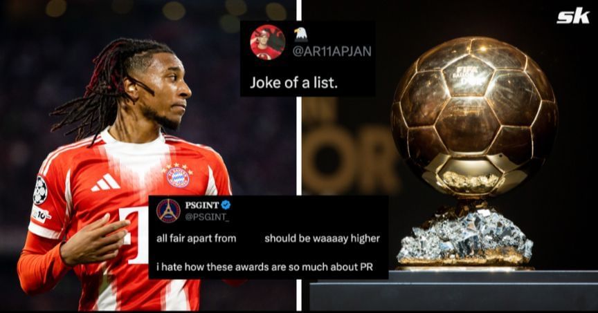 The rankings for the 2025 Ballon d