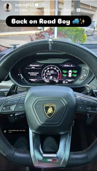 Michael Jordan's son, Marcus' Instagram story.