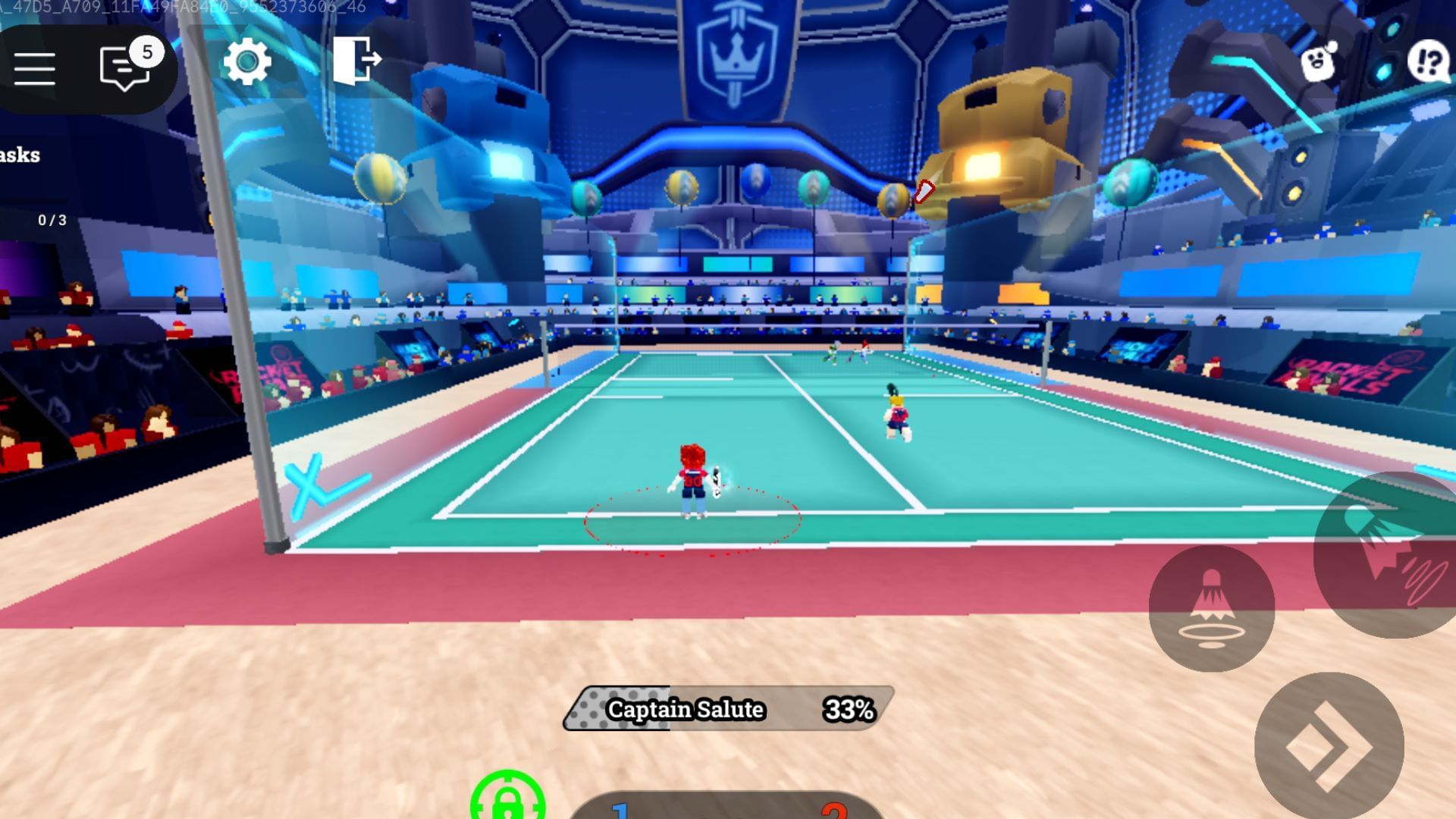 Direct your shot (Image via Roblox)