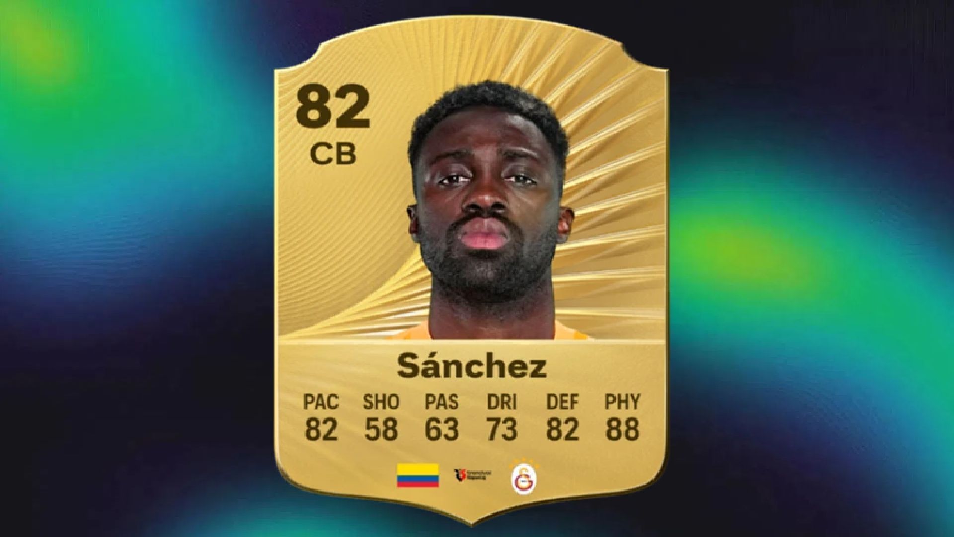 Davinson Sanchez is a strong presence in any team&#039;s CB position (Image via EA Sports)