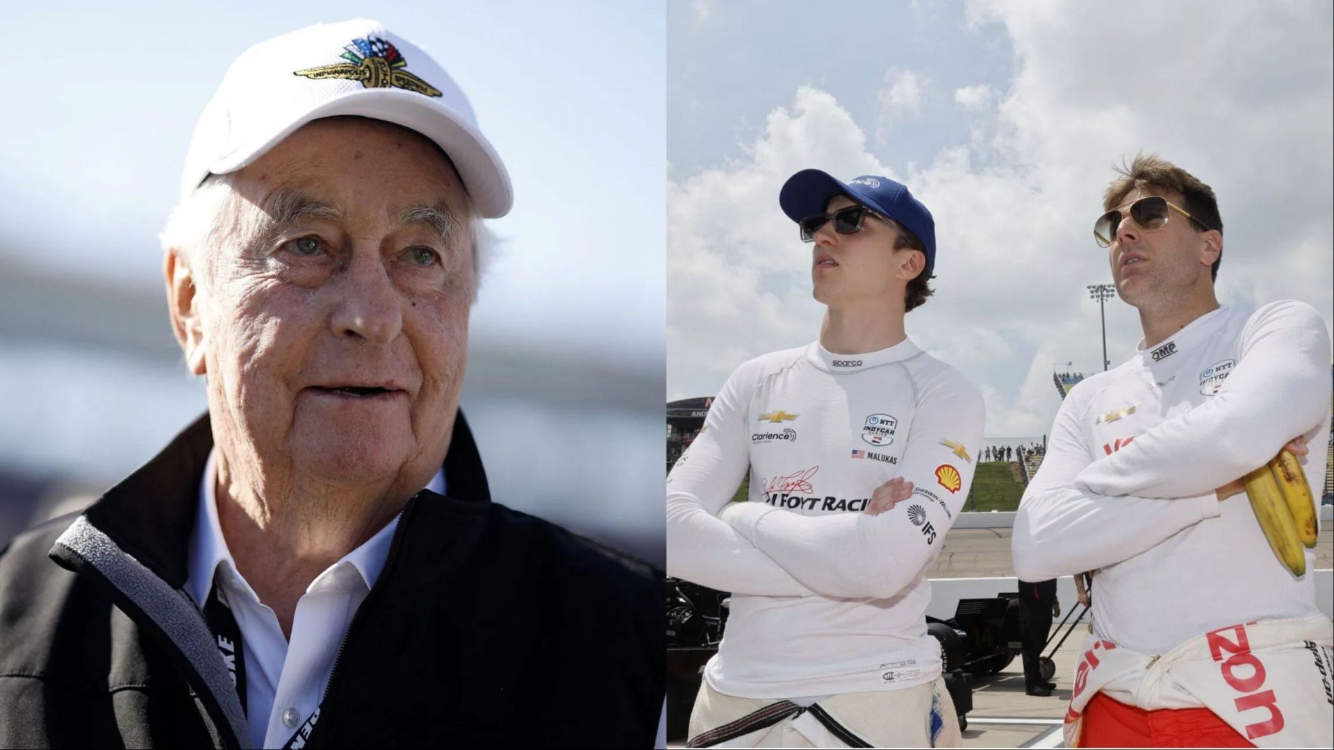 Image Credits: Getty, L: Roger Penske; R: David Malukas and Will Power
