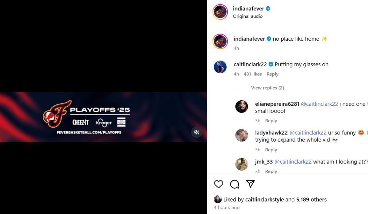 (Credit: Indiana Fever/ Instagram)