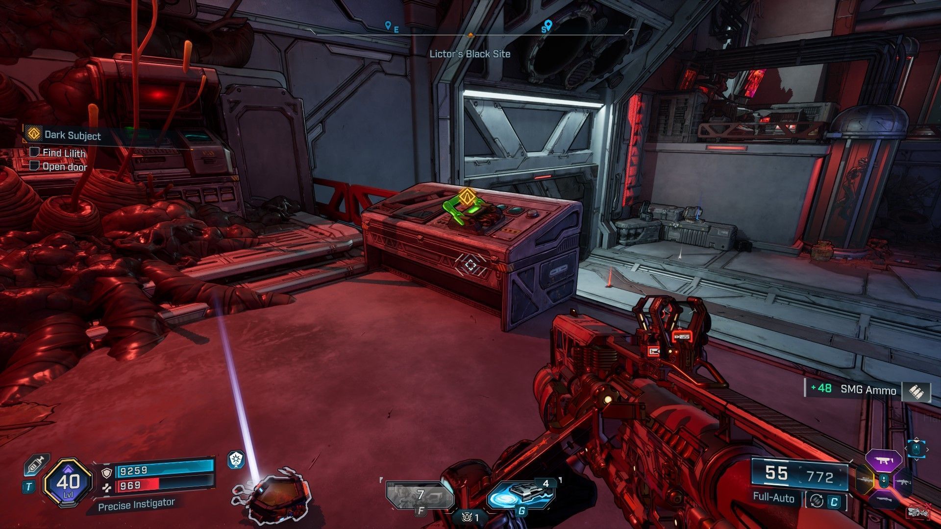 Console to open the door leading to the Quarantined Lab (Image via 2K Games)
