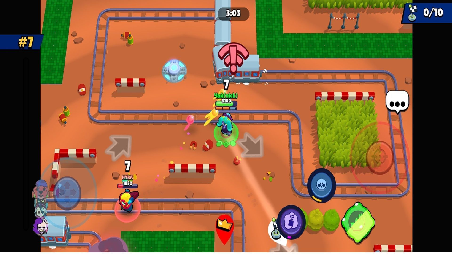 Subway Run game mode gameplay (Image via Supercell)