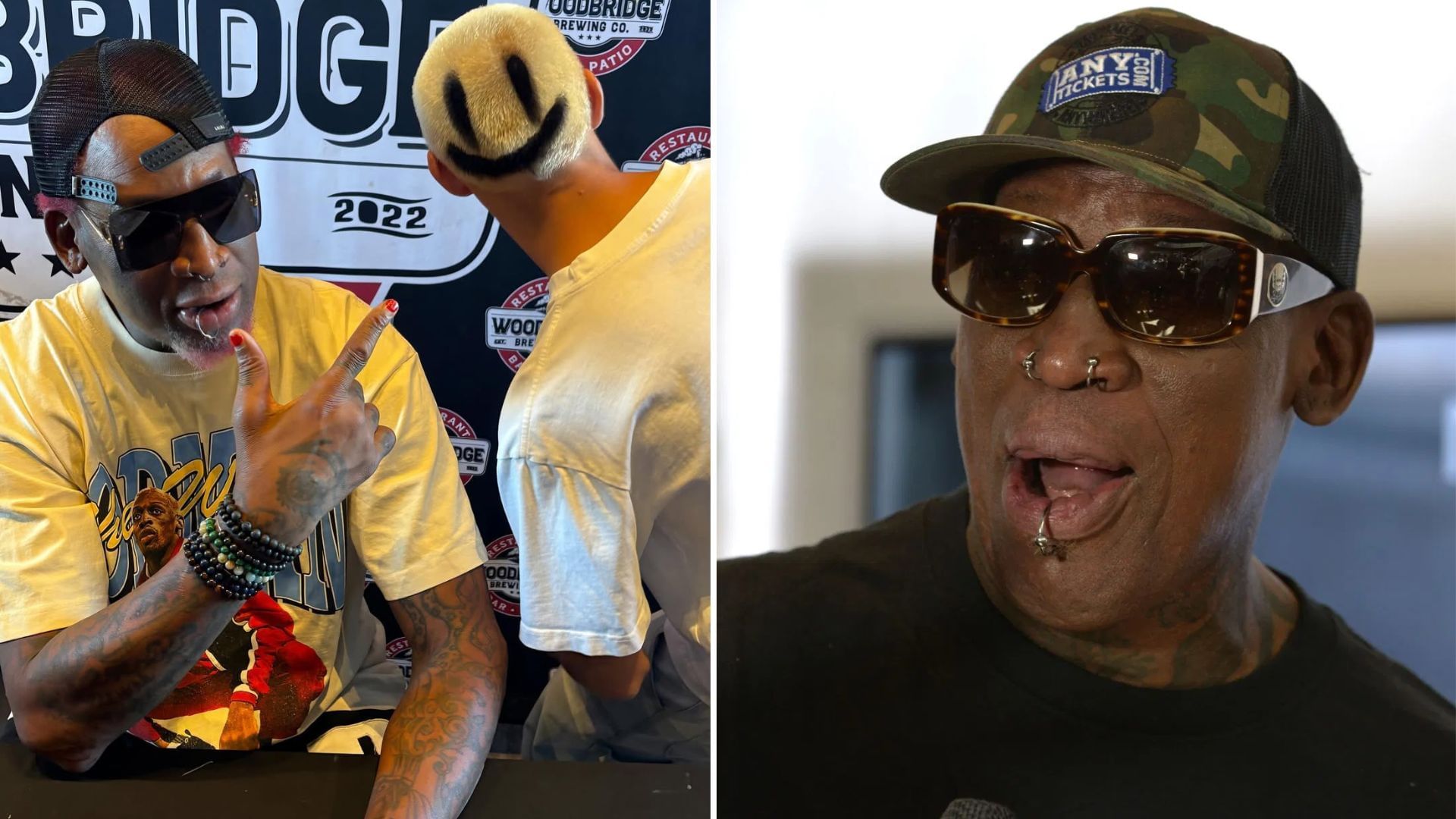 Dennis Rodman left overwhelmed with emotions by superfan