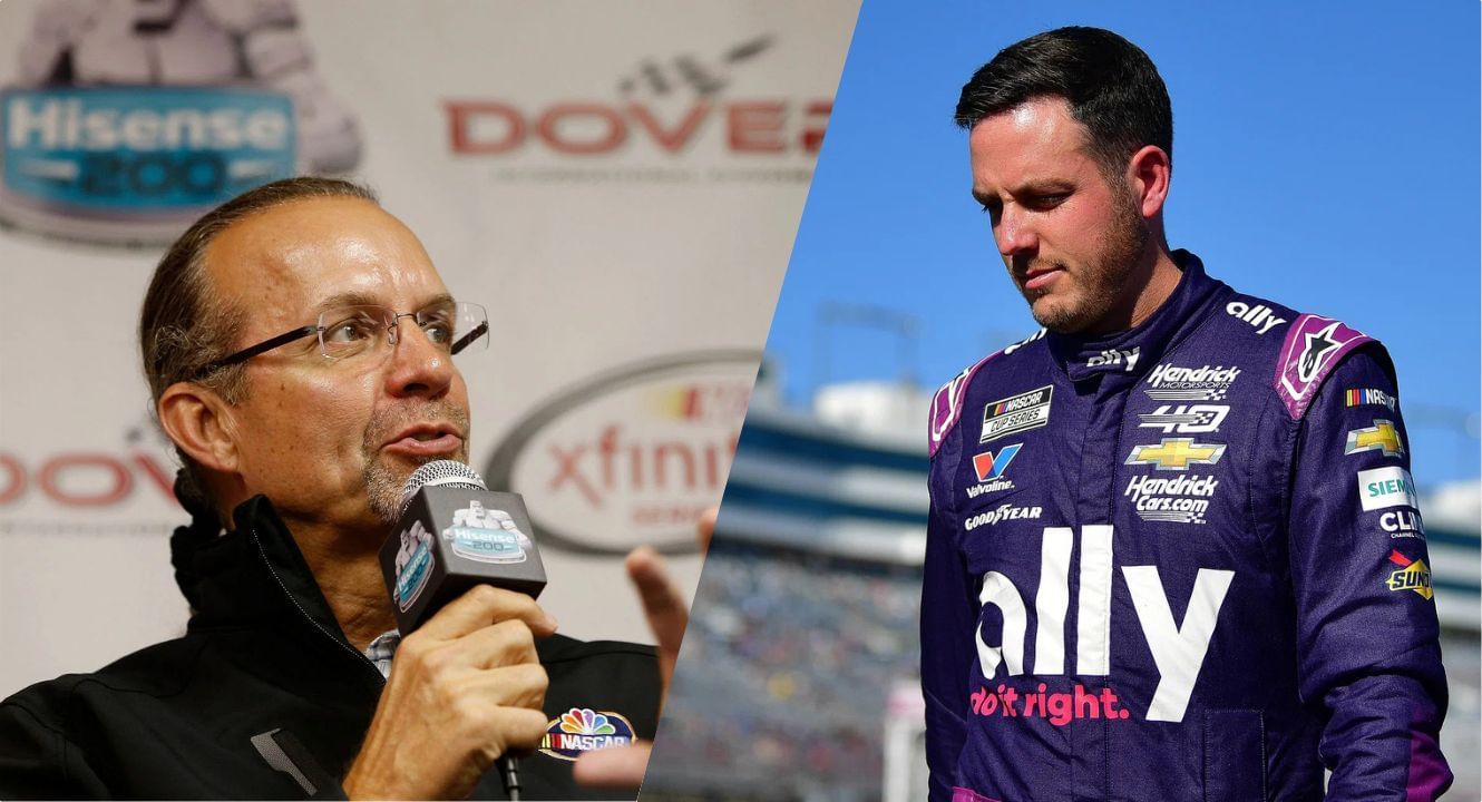 Kyle Petty and Alex Bowman
