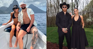 Jake Ferguson’s fiancée Haley Cavinder drops 3-word reaction on George Kittle's wife Claire's gameday outfit vs. Seahawks