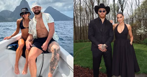 Jake Ferguson’s fiancée Haley Cavinder drops 3-word reaction on George Kittle's wife Claire's gameday outfit vs. Seahawks