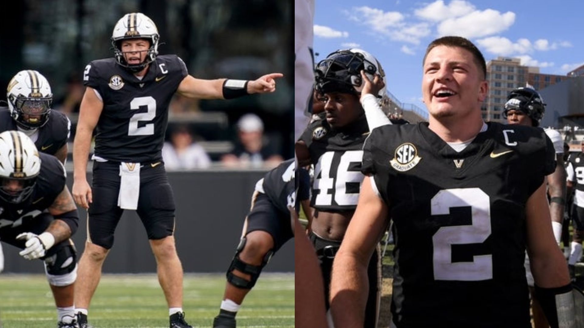 Vanderbilt quarterback Diego Pavia (Image Source: IMAGN)