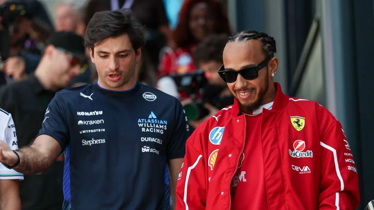 In Picture: Carlos Sainz and Lewis Hamilton (from Left). Credit: Getty Images.