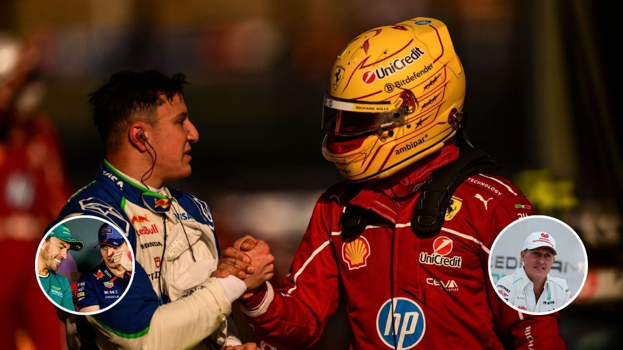 Isack Hadjar picks Lewis Hamilton over the likes of Max Verstappen, Fernando Alonso and Michael Schumacher [Images via Getty]