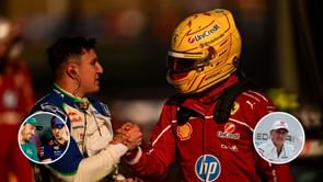 Watch: Isack Hadjar has an adorable Lewis Hamilton fanboy moment as he picks him over Max Verstappen, Fernando Alonso and Michael Schumacher