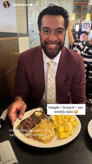 Alayna's Instagram story feat. Tony Finau - Source - @laynafinau on Instagram