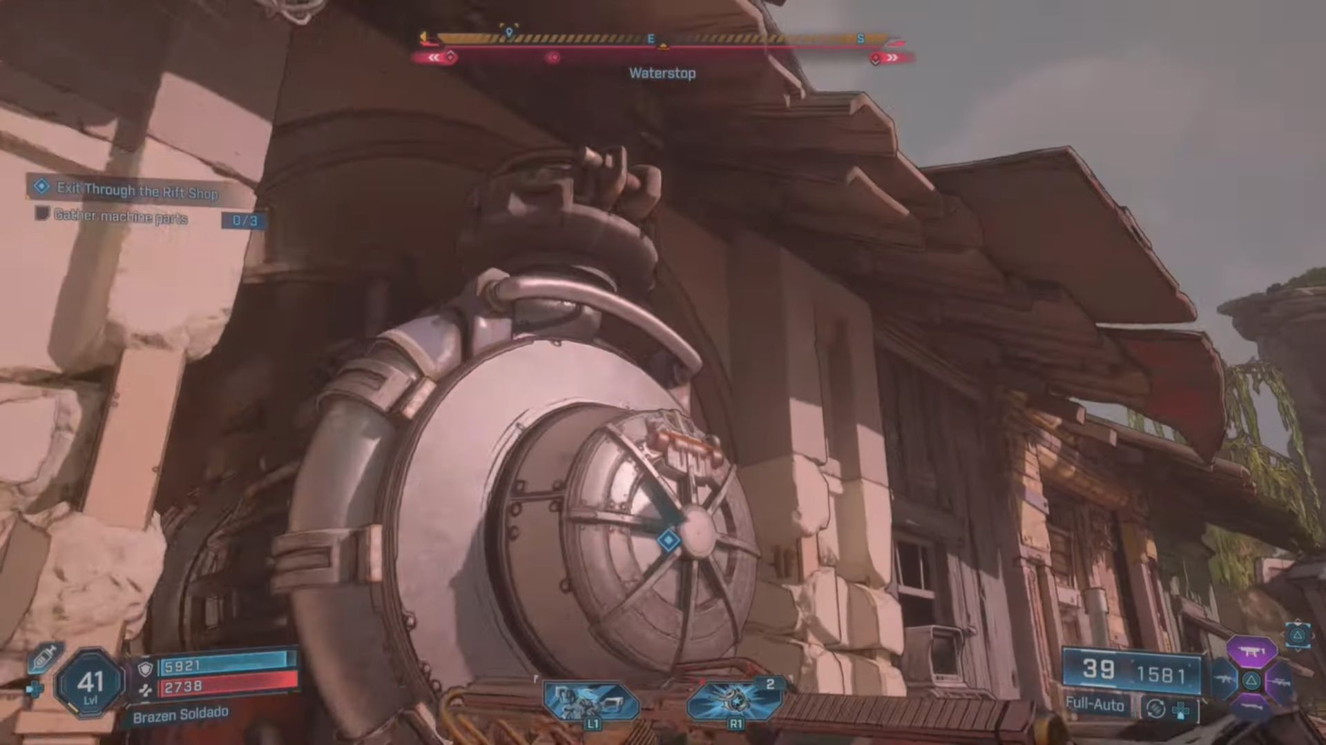 These silver pipes hide the machine parts (Image via 2K Games || YouTube/@manugames92)