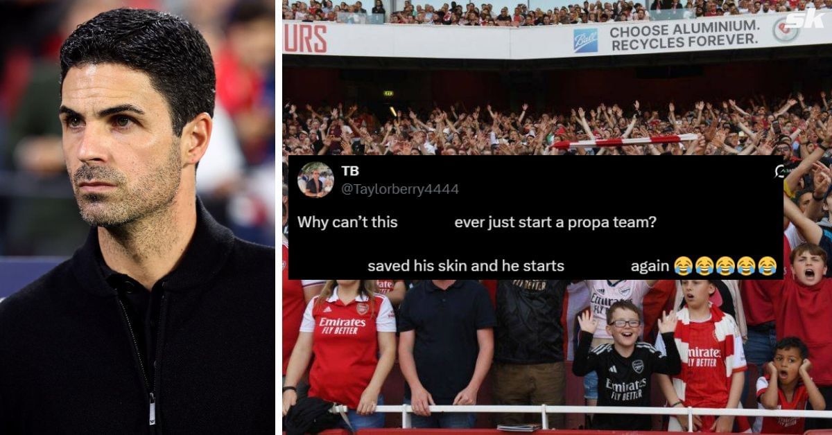 Arsenal fans question Arteta