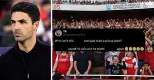 "What's with the gimmick", "Why is he always starting" - Arsenal fans unhappy wth star's inclusion in XI to face Newcastle