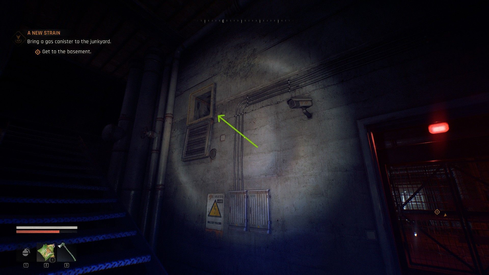 Follow the marker to the vent (Image via Techland)
