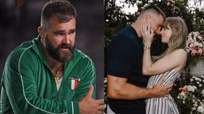 Jason Kelce drops F-bomb as Travis Kelce gives advice after his engagement with Taylor Swift