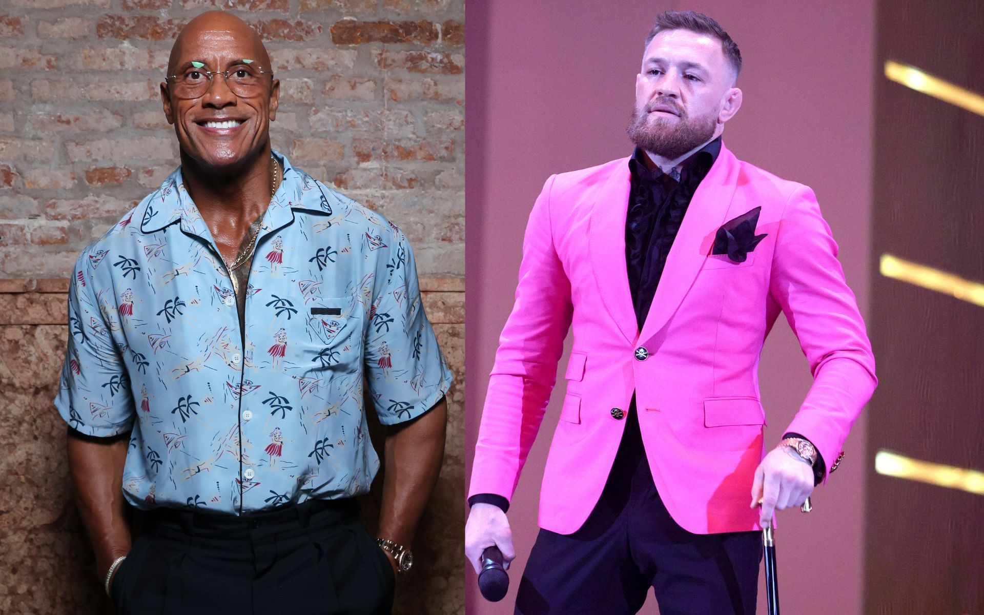 Dwayne Johnson (left) and Conor McGregor (right). [Image courtesy: Getty]