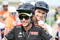 Pictures: Lando Norris seen spending time with his racing idol Valentino Rossi