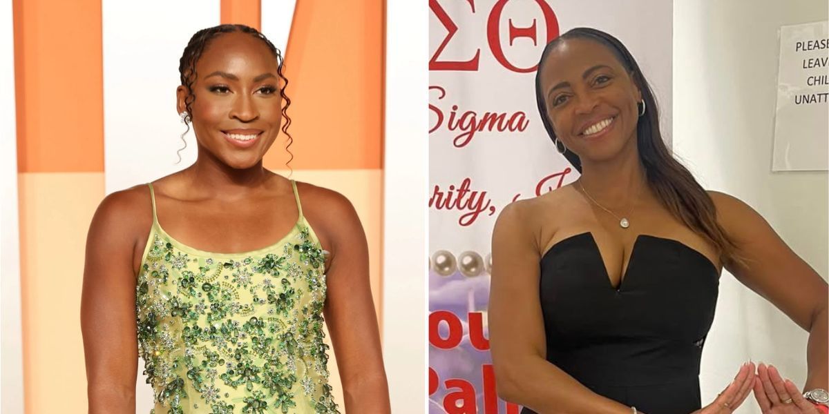 Candi Gauff stuns in bikin with husband Corey during beach vacation | Image Source: Getty, Candi Gauff Instagram