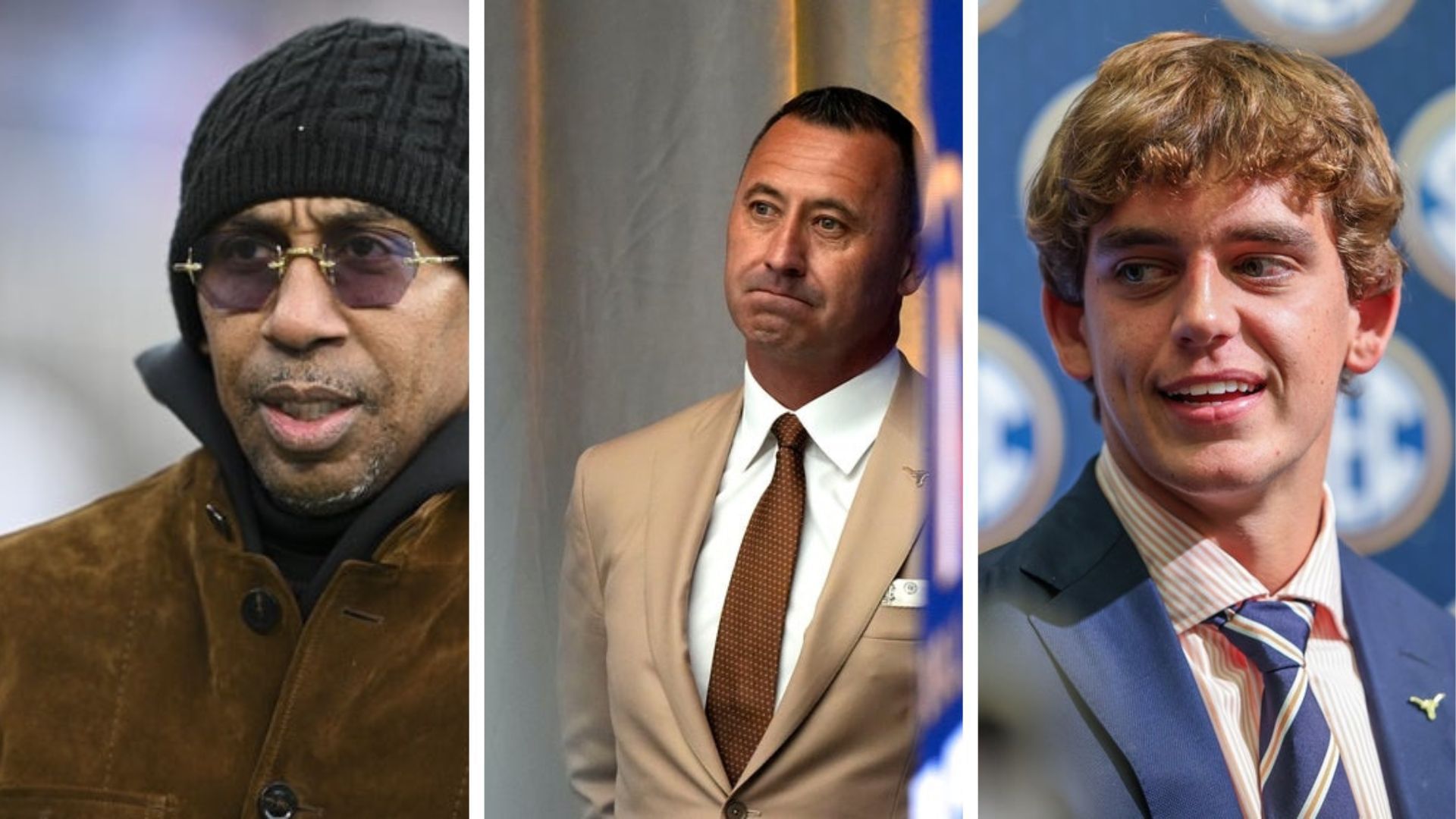 Stephen A. Smith, Steve Sarkisian, and Arch Manning