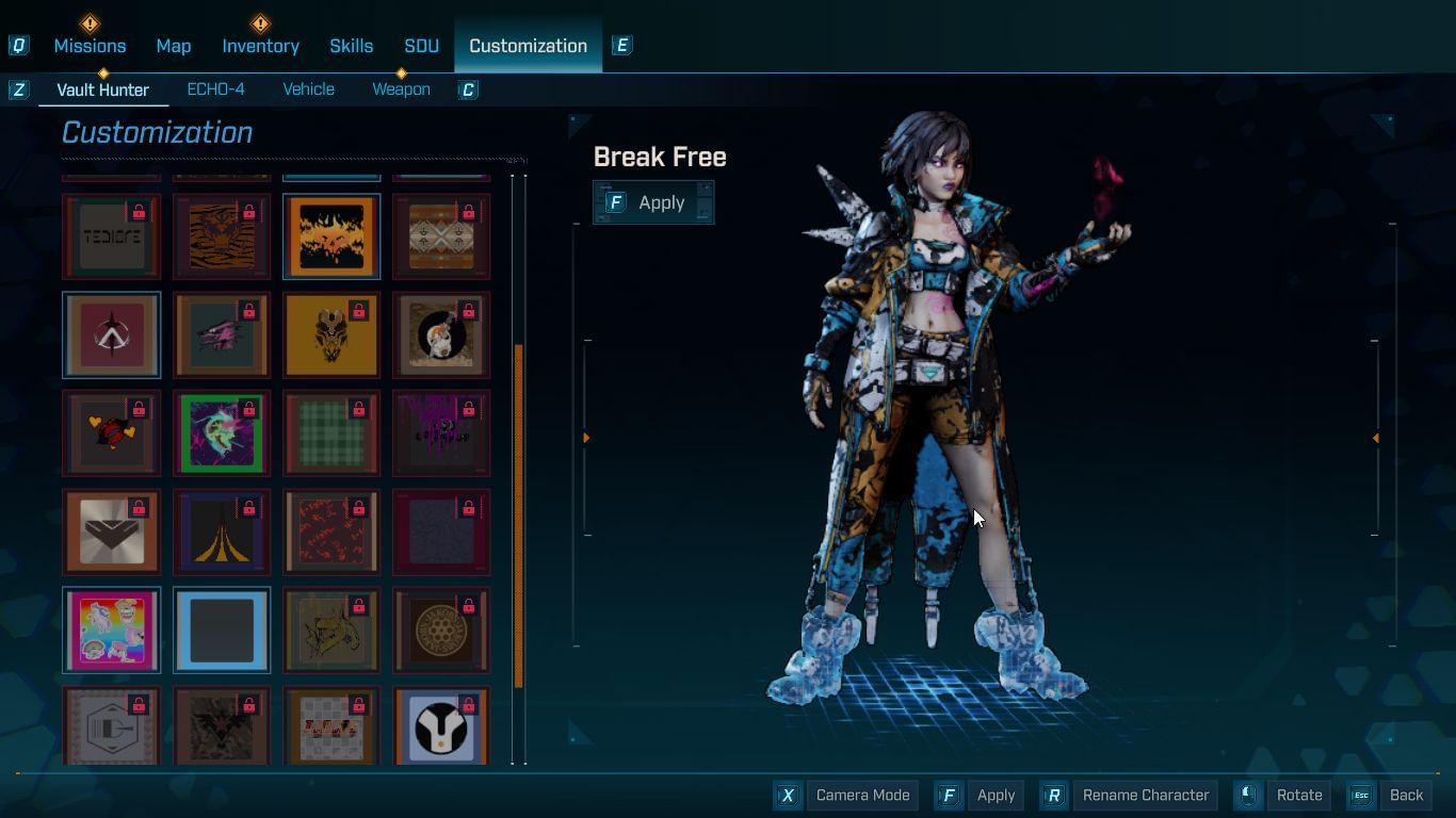 The Break Free style is an exclusive from this code (Image via 2K)