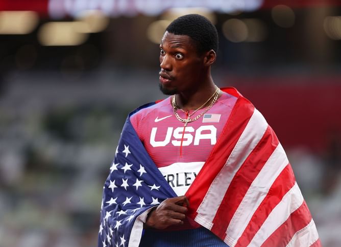 "Crazy"- Fred Kerley reveals bizarre rise in business requests after announcing decision to join enhanced games amid hate online