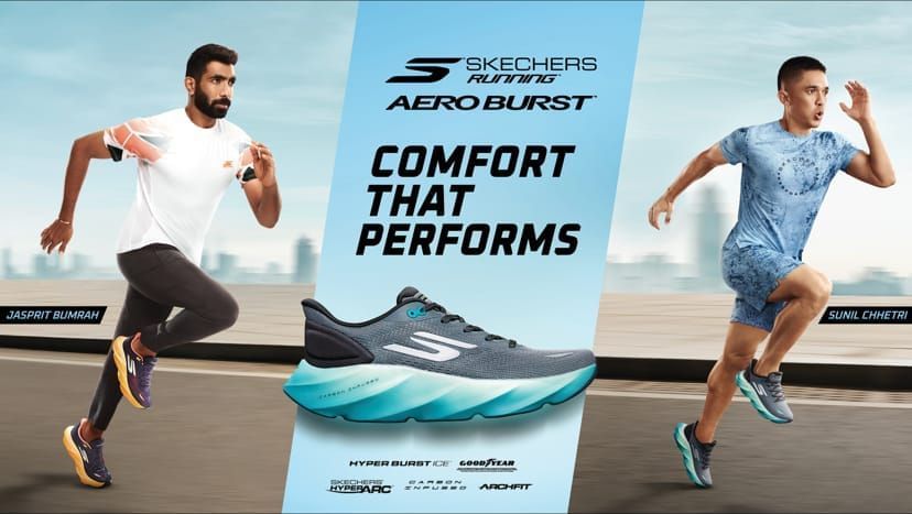 Skechers has signed Jasprit Bumrah and Sunil Chhetri as brand ambassadors 