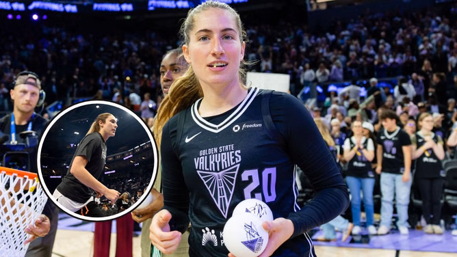 "Kate Martin is gonna freak out" - WNBA fans erupt as Golden State Valkyries reunite Elizabeth Kitley with ex-Las Vegas Aces teammate