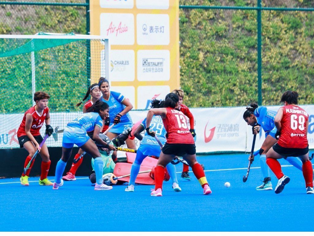 The Indians made the most of their PCs at the Women&#039;s Hockey Asia Cup - Source: Hockey India