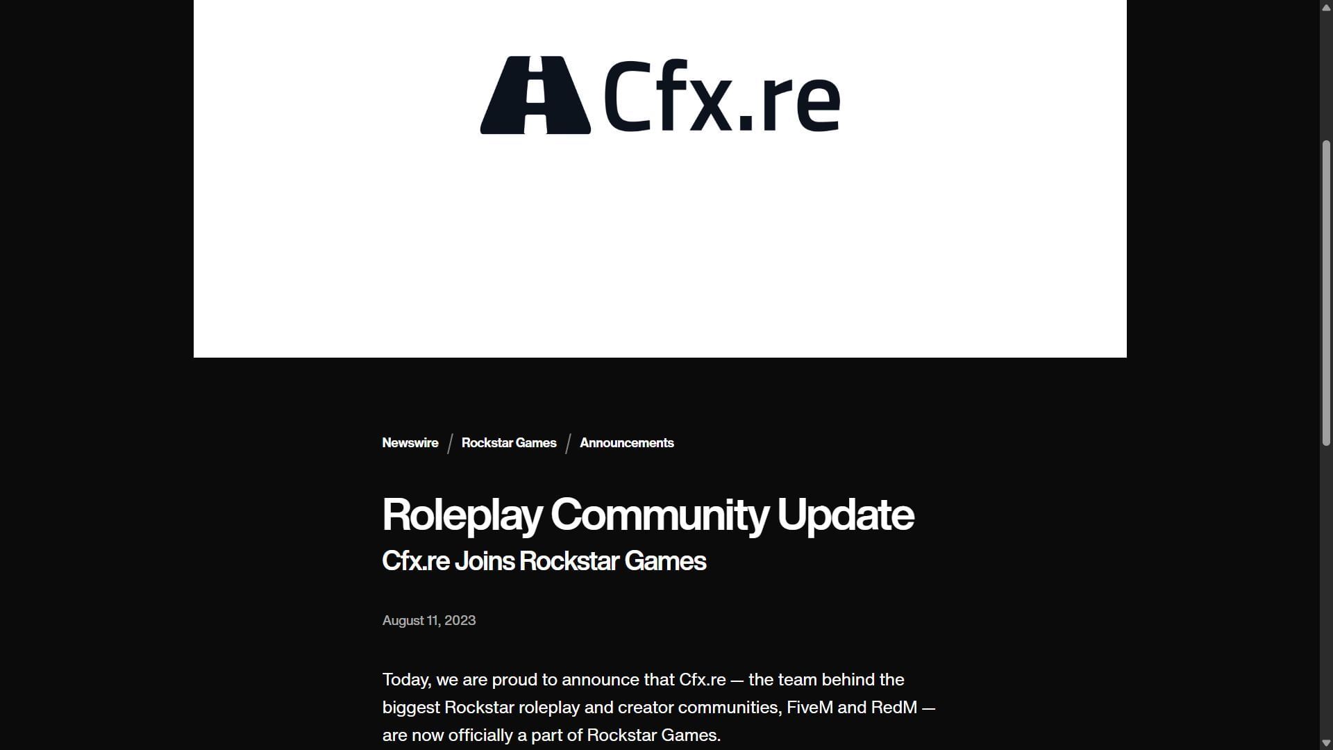 Rockstar Games now owns FiveM and RedM (Image via Rockstar Games)