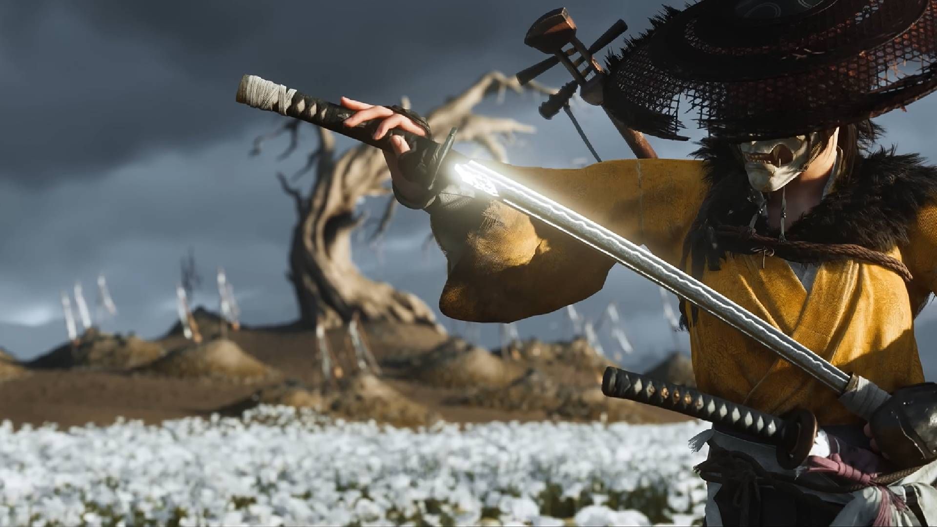 Ghost of Yotei is a PlayStation 5 exclusive game. (Image via PlayStation)