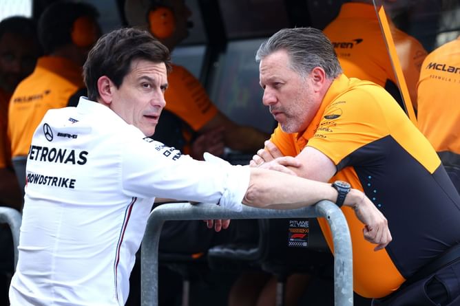 Toto Wolff warns McLaren about troublesome precedent set after Italian GP driver swap