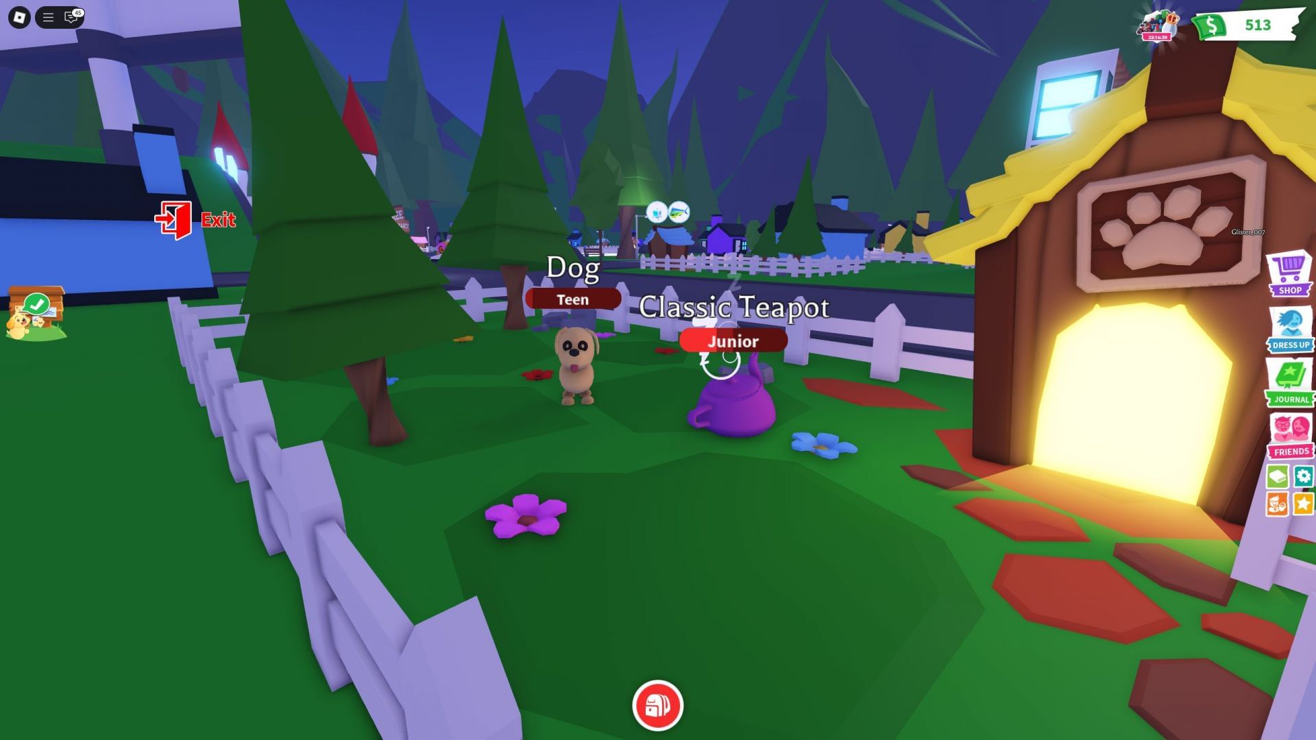 In-game look of the Pet Pen in Adopt Me (Image via Roblox)
