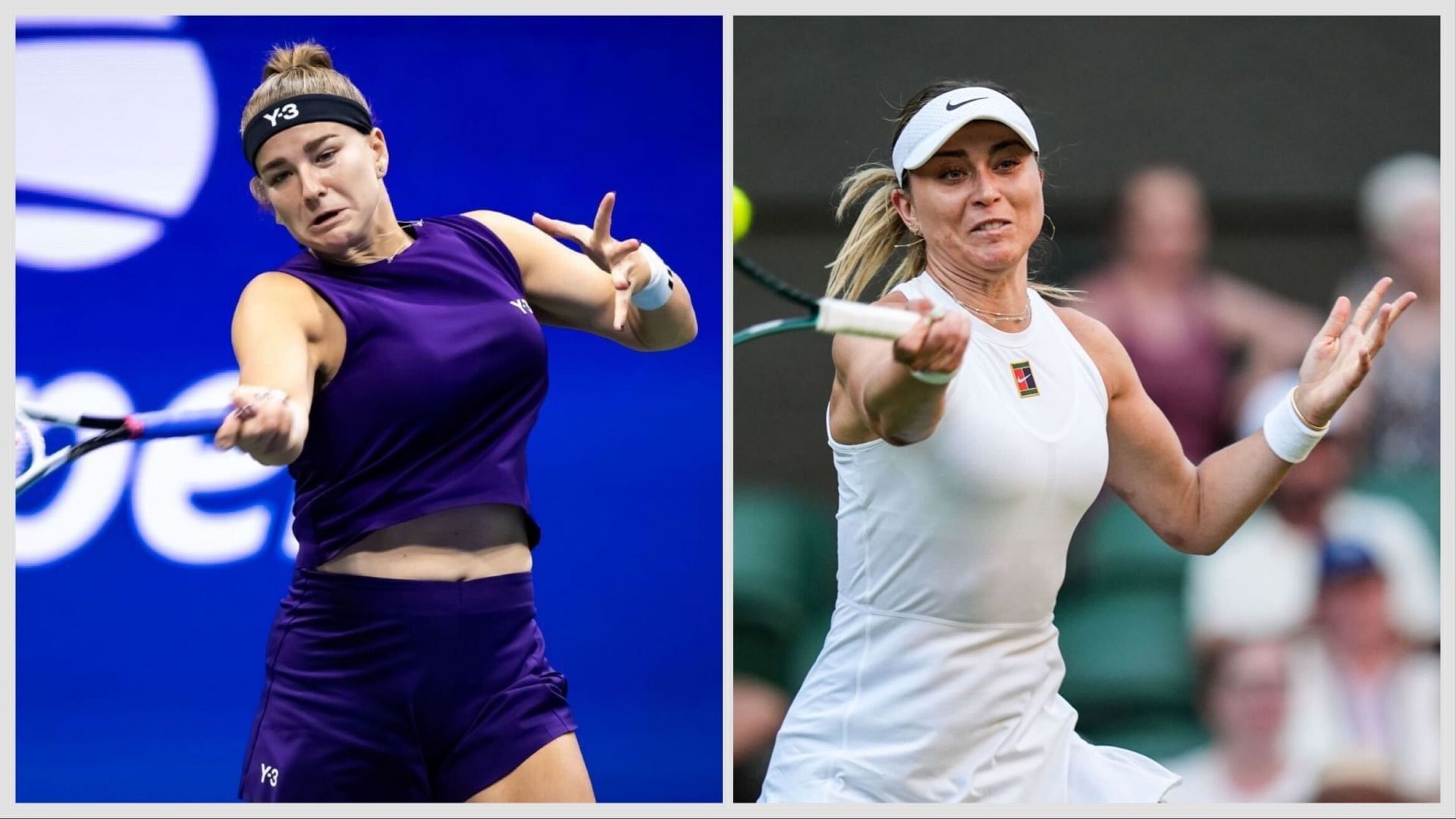 Karolina Muchova vs Paula Badosa is one of the third-round matches at the China Open 2025. (Photos: Getty)