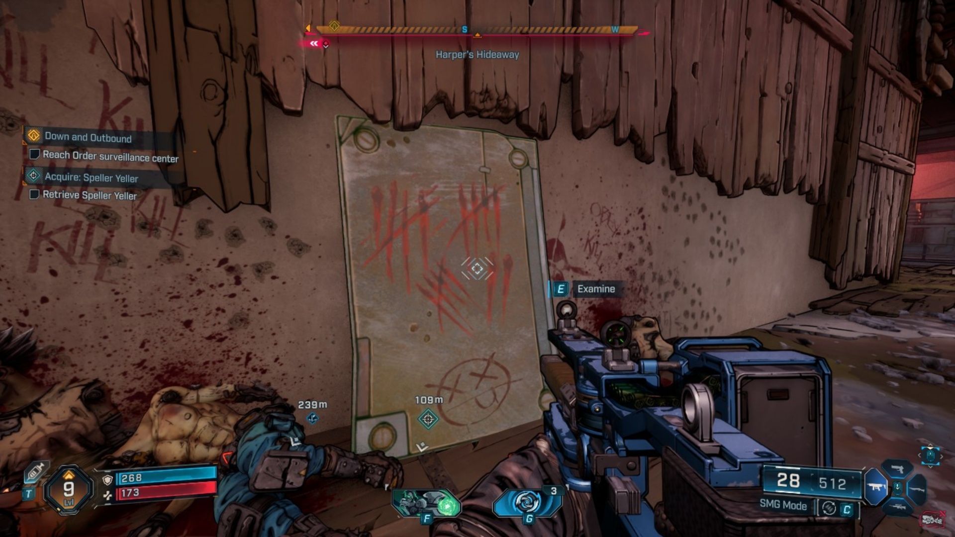 The four objects in this room are very easy to spot thanks to your ECHO Device (Image via 2K Games)