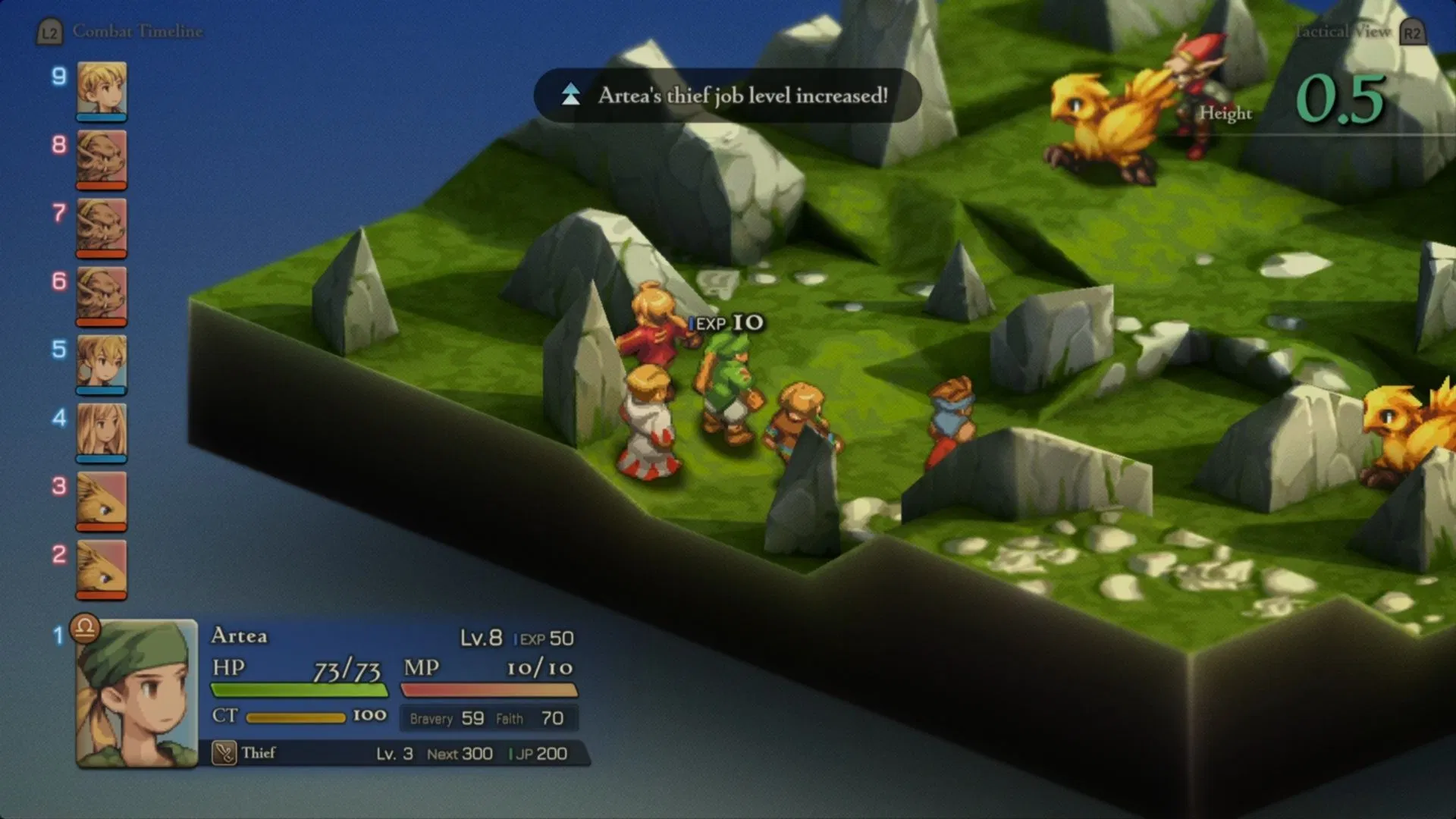 Having Focus means you can grind pretty much any character (Image via Square Enix)