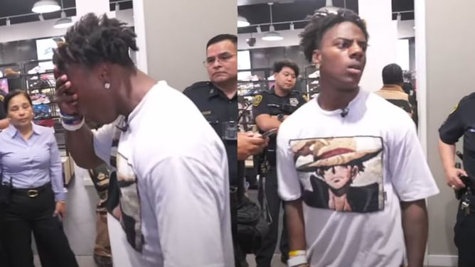 IShowSpeed left shocked after getting permanently banned from a mall in Houston, Texas
