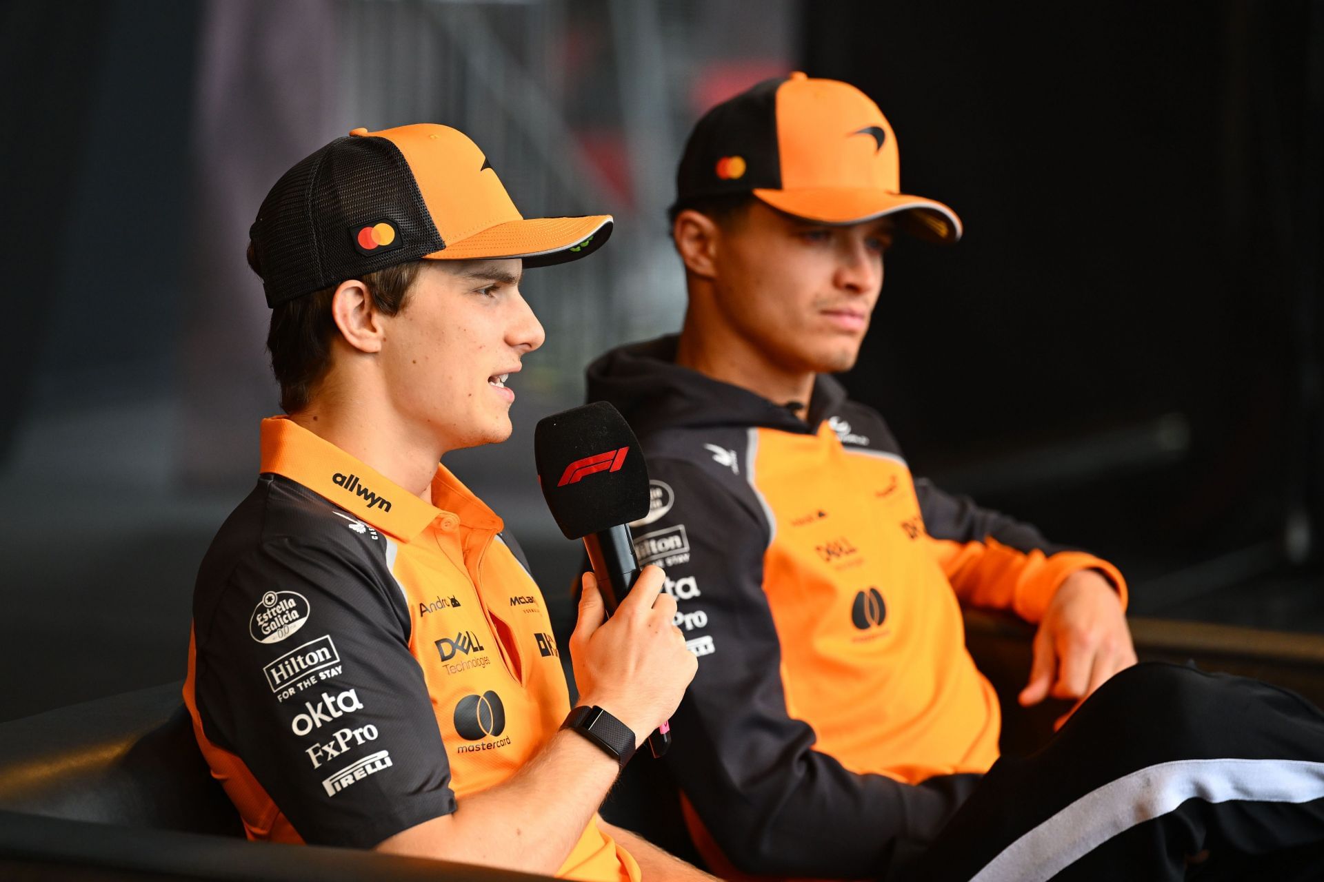 Oscar Piastri and Lando Norris at the Grand Prix of Azerbaijan - Practice - Source: Getty