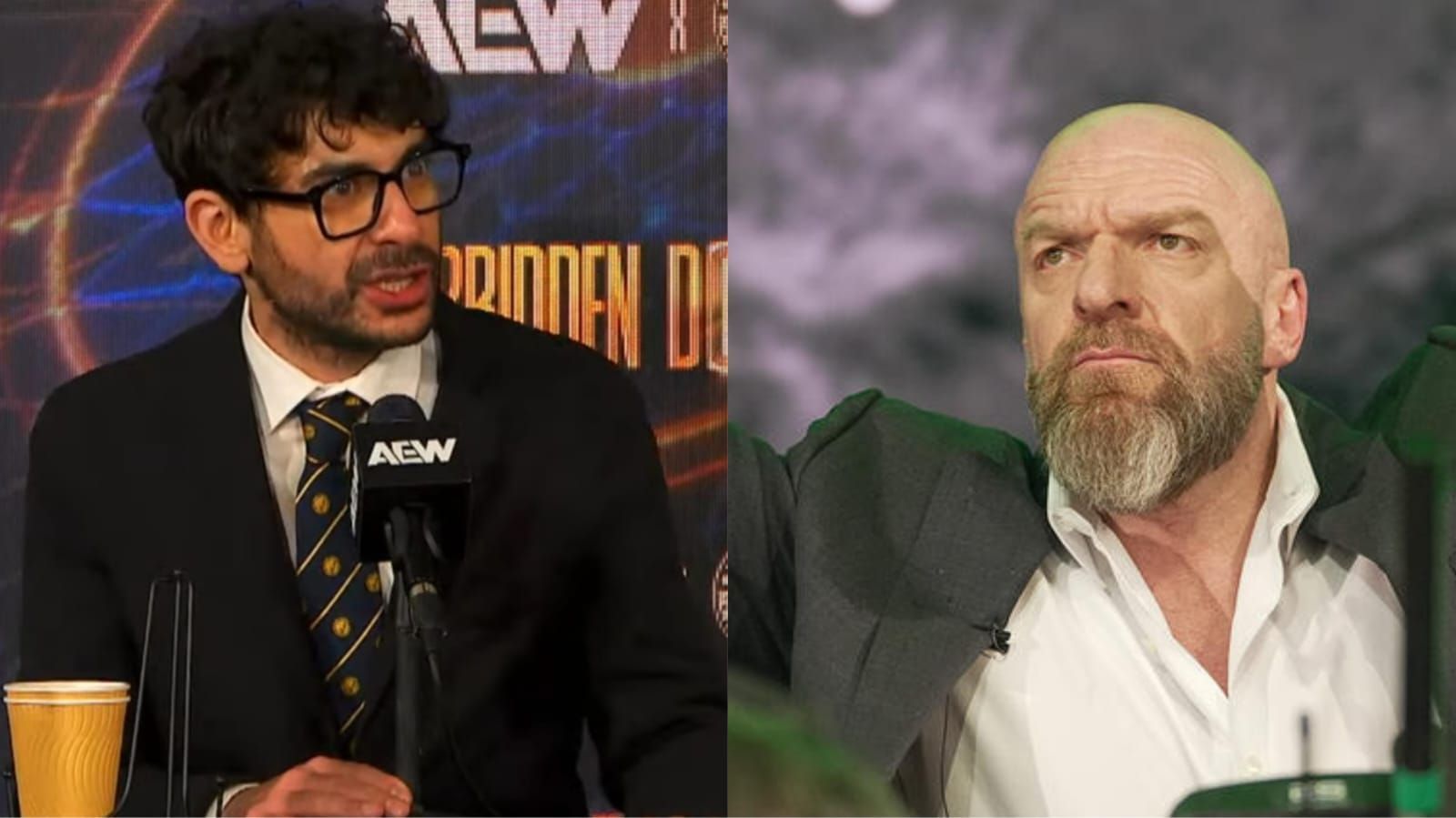 Tony Khan and Triple H lead top two wrestling promotions right now [Image Credits: AEW