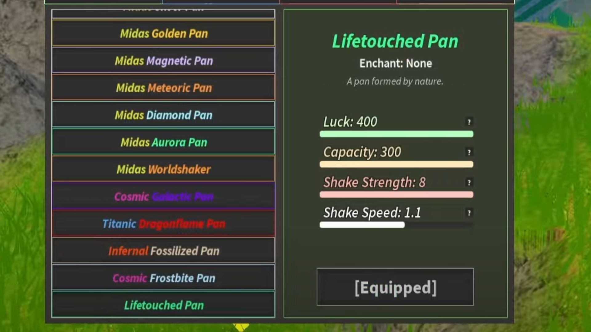 The Lifetouched Pan (Image via Roblox)